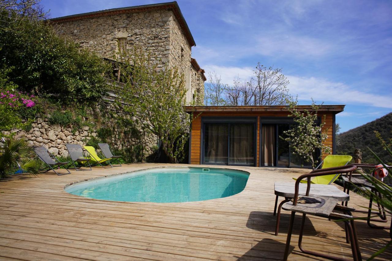 Mas Montet Chez Raphael Villa Valleraugue Kültér fotó